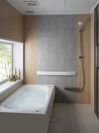 ナチュラルスタイルのバスルーム（お風呂）空間：トクラスのコーディネート例