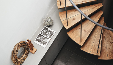 ラスティックスタイルのキッチン・リビング空間のオブジェ：トクラスのコーディネート例