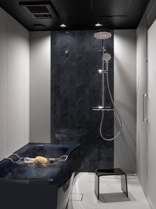 スタイリッシュスタイルのバスルーム（お風呂）空間：トクラスのコーディネート例