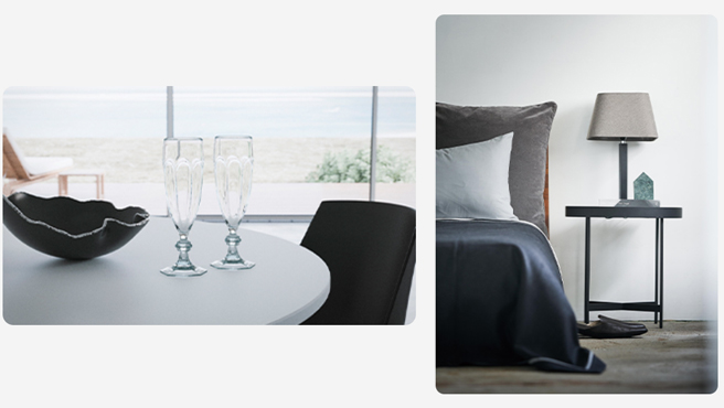 スタイリッシュスタイルのインテリア：トクラスのコーディネート例